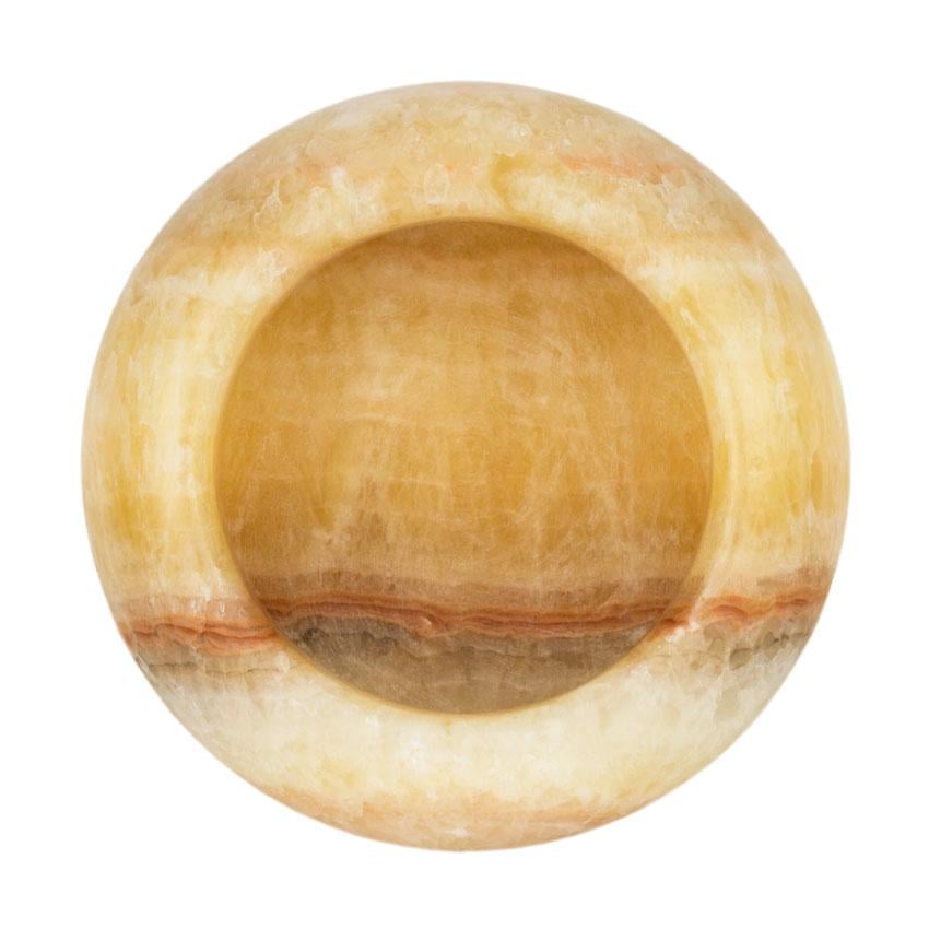 Попільничка настільна натуральний камінь кругла 9,3х9,3х3,7 см Пісочний із вкрапленнями коричневого (27831) - фото 2 Попільничка настільна натуральний камінь кругла 9,3х9,3х3,7 см Пісочний із вкрапленнями коричневого (27831) - фото 2