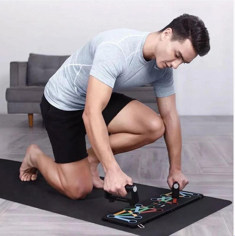 Дошка для віджимань Foldable Push Up Board 14в1 (183396) - фото 2 Дошка для віджимань Foldable Push Up Board 14в1 (183396) - фото 2