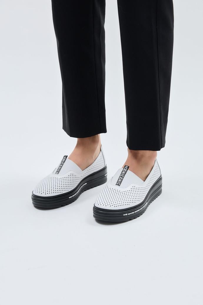 Мокасини жіночі LONZA шкіряні р. 41 Білий (198385) - фото 5 Мокасини жіночі LONZA шкіряні р. 41 Білий (198385) - фото 5