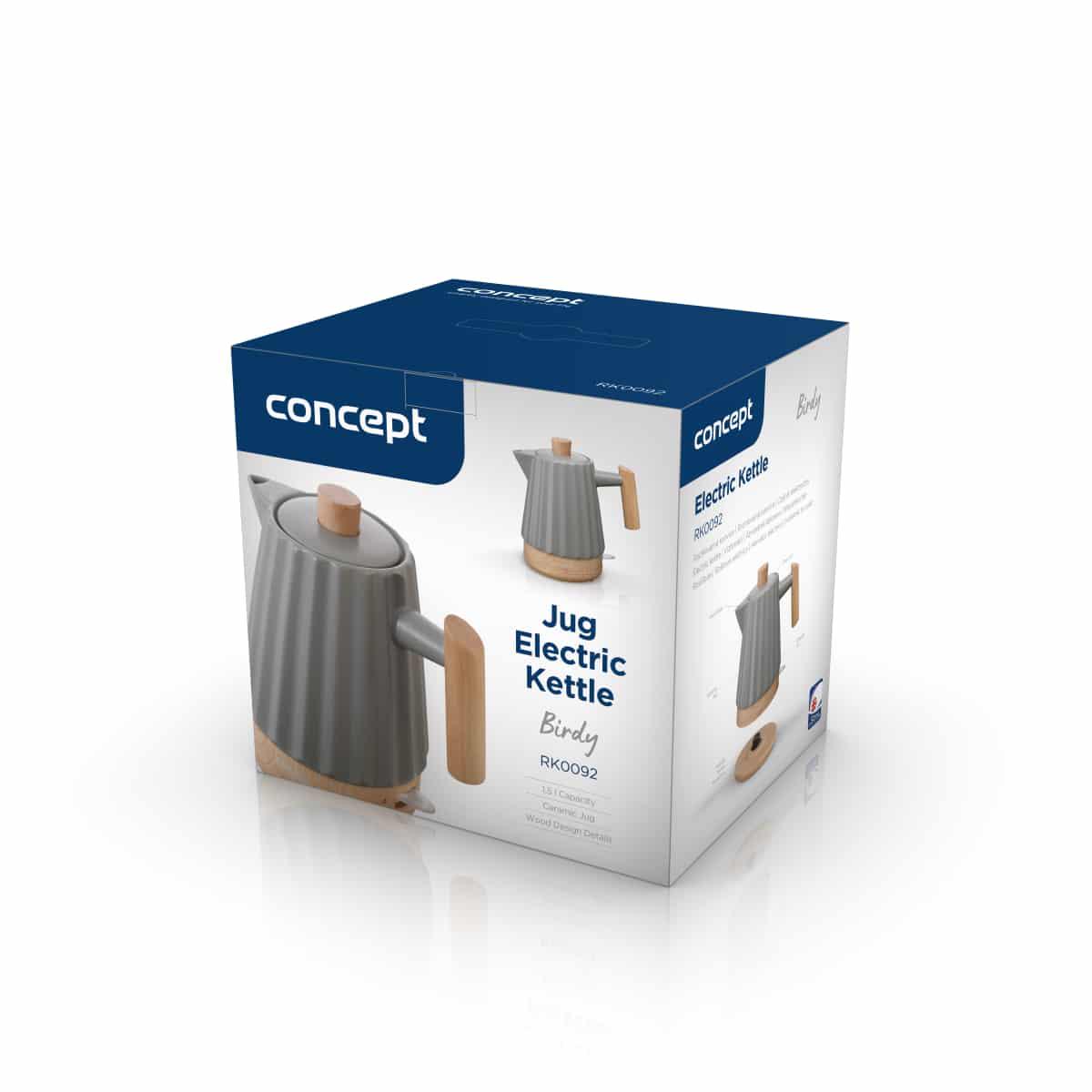 Электрочайник керамический Concept RK0092 Birdy 1,5 л - фото 8 Электрочайник керамический Concept RK0092 Birdy 1,5 л - фото 8