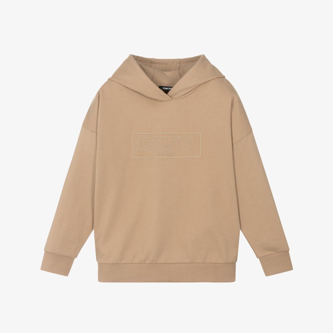 Худі DKNY 62458 unisex 15-16 років 164 см Бежевий (2854435317)