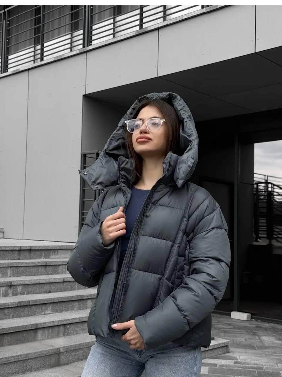 Пуховик жіночий зимовий D&V Coture DV-009 р. 46 Фісташковий (29175893) - фото 2 Пуховик жіночий зимовий D&V Coture DV-009 р. 46 Фісташковий (29175893) - фото 2