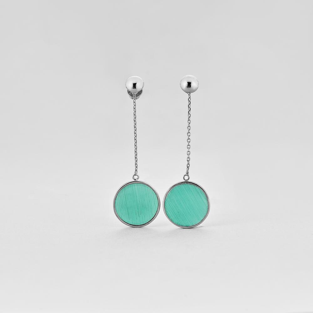 Серьги Мираж (1351-green)