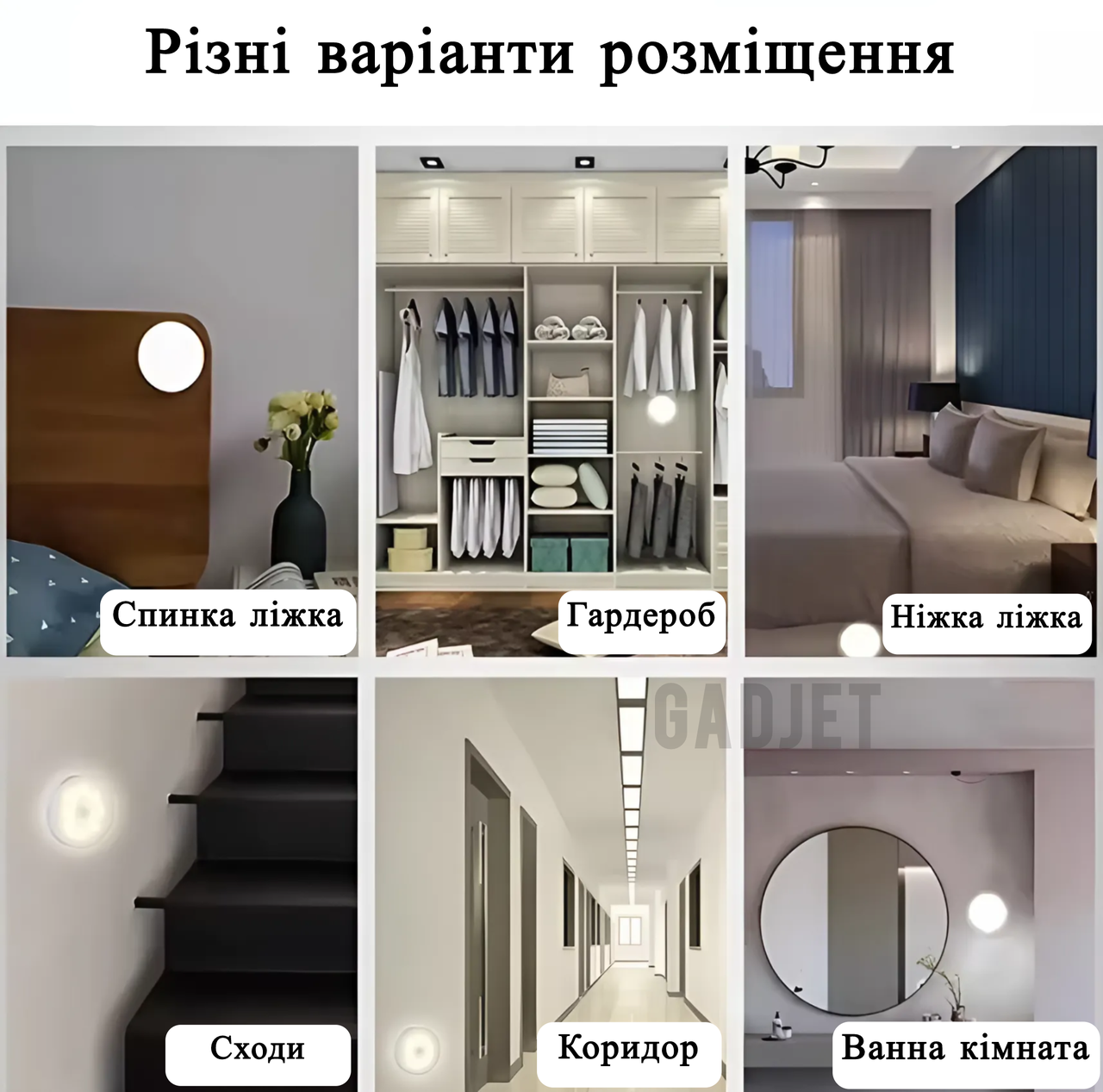 Ночник светодиодный с датчиком движения Type-C на магните/три цвета свечения/беспроводной 600mAh 1W 3 шт. Белый (2120938) - фото 6 Ночник светодиодный с датчиком движения Type-C на магните/три цвета свечения/беспроводной 600mAh 1W 3 шт. Белый (2120938) - фото 6