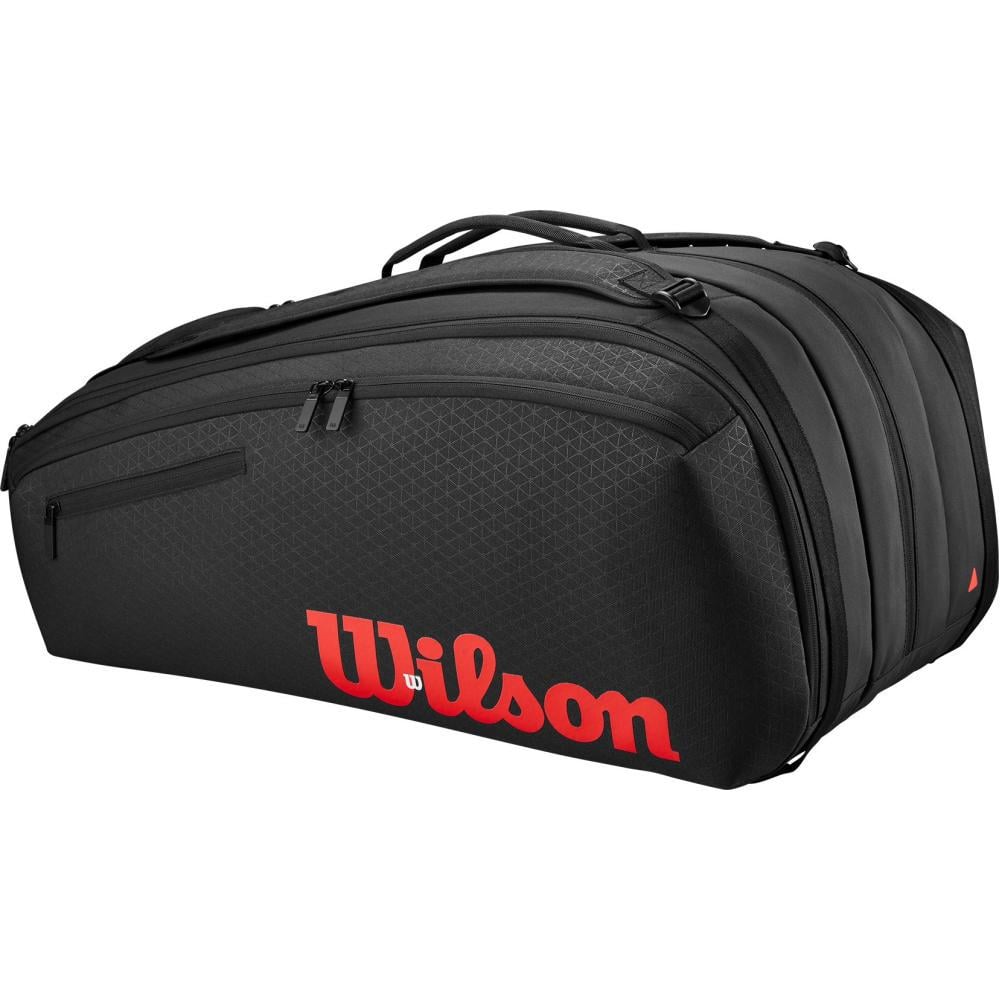 Чехол Wilson CLASH V3 15PK RACQUET BAG Black/INFRARed 76х34х45 см Черный (WR8038201001)