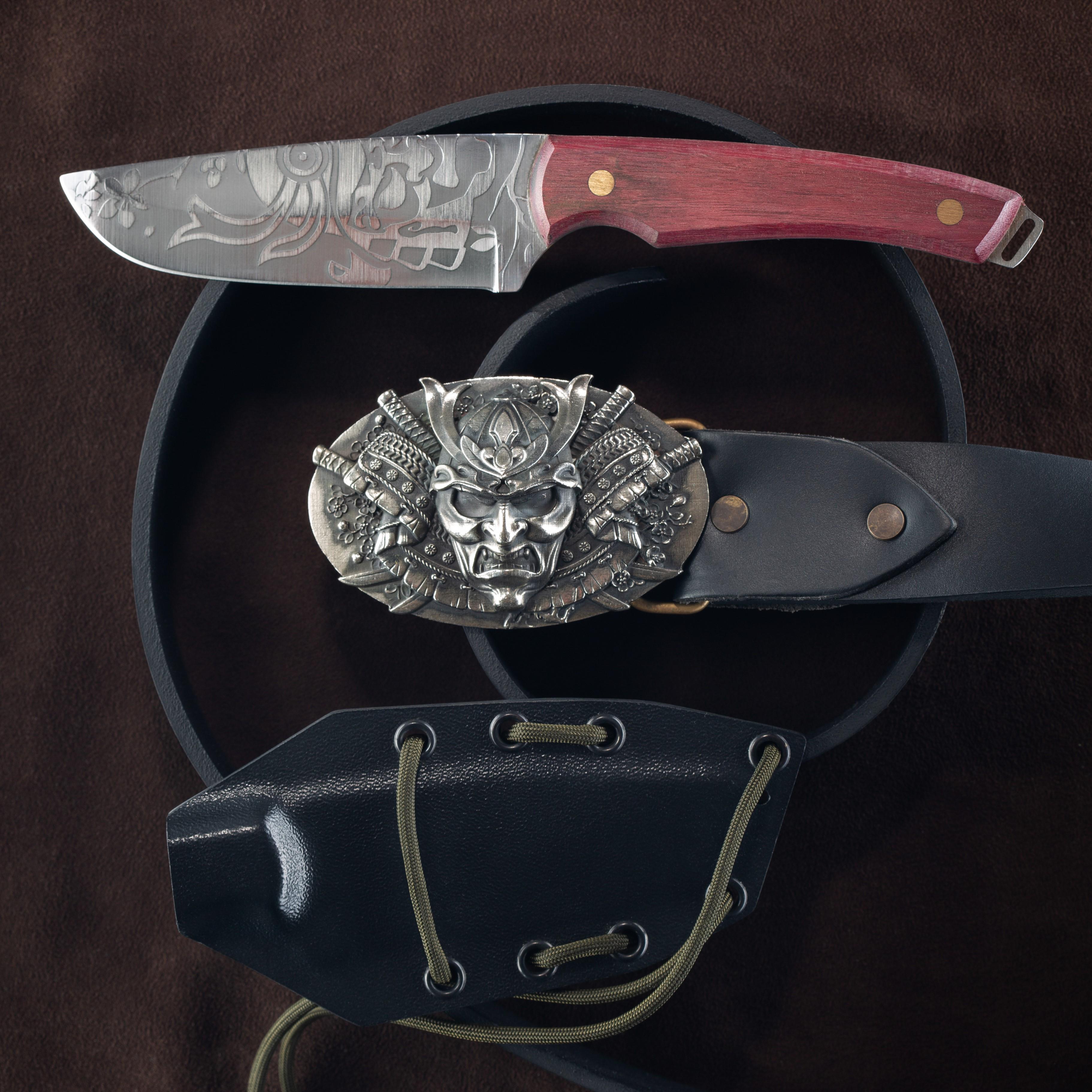 Набор подарочный для мужчин Gorillas Accessories Самурай ручная работа Нейзильбер