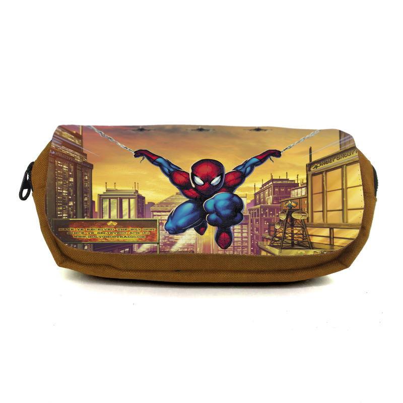 Пенал школьный Паук Spiderman-027 Оранжевый (1560354536)