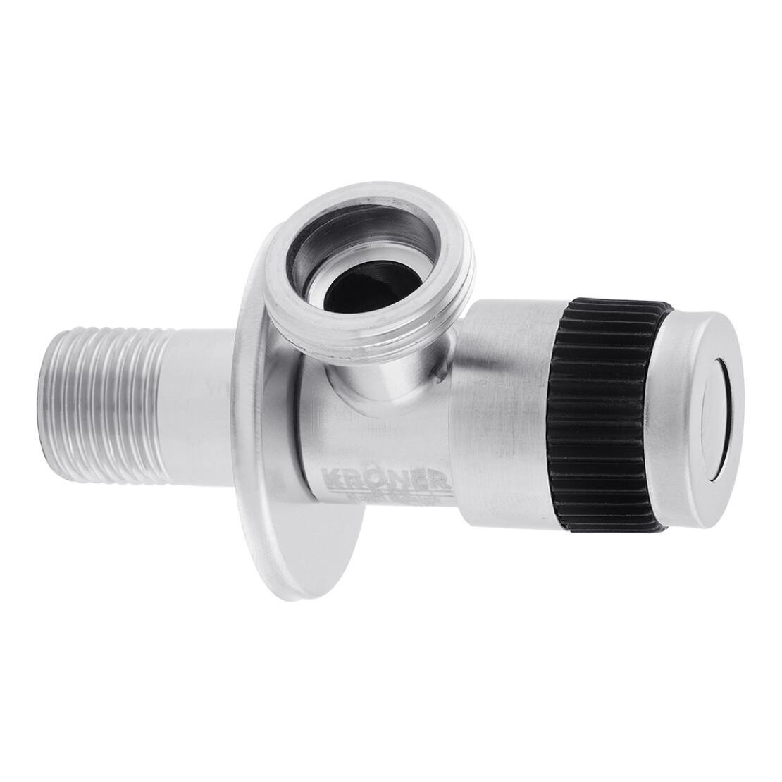 Кран приладовий Kroner KRP Edelstahl Klassisch ESG102 1/2"х3/4" ЗЗ (CV022975)