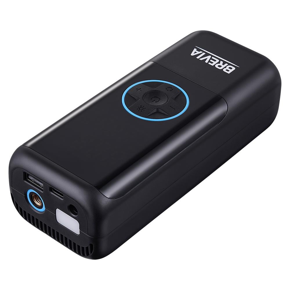 Компрессор портативный Brevia 3в1 10 Атм 21 л/мин 6000 mAh с LED-фонарем и автостопом PowerBank (25120PTI)