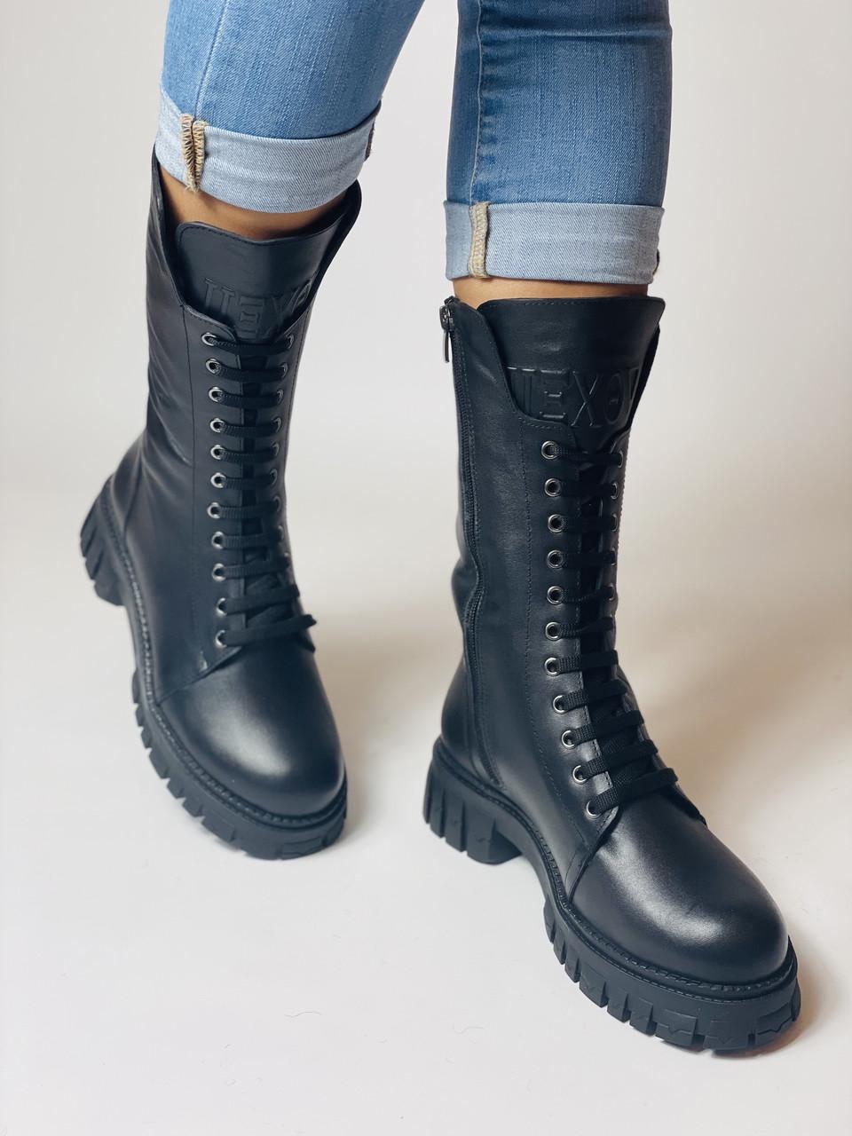 Ботинки женские зимние Mario Muzi р. 38 24,5 см Черный (2737)