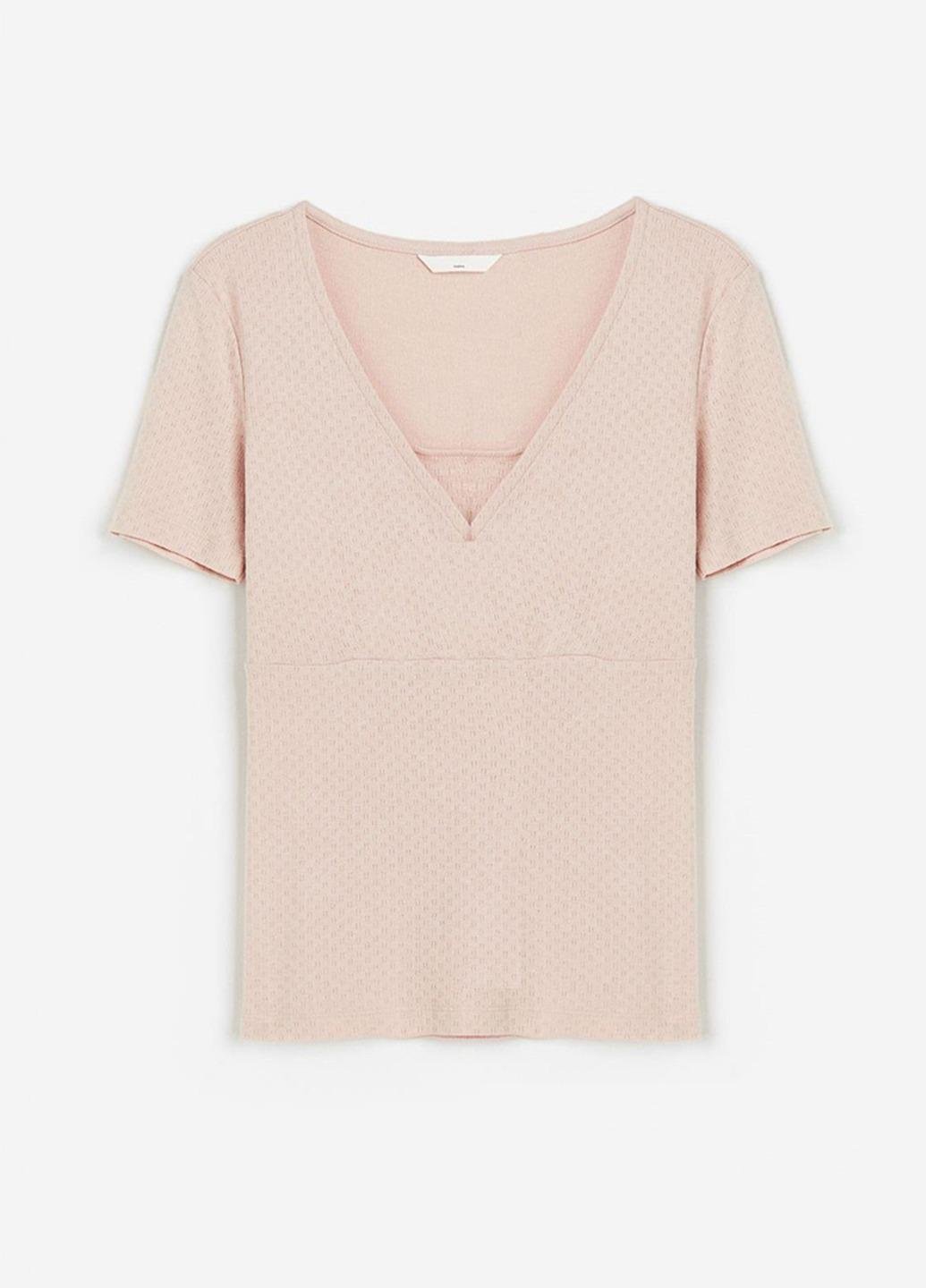 Футболка для годуючих H&M L Пудровий (A10091116423)