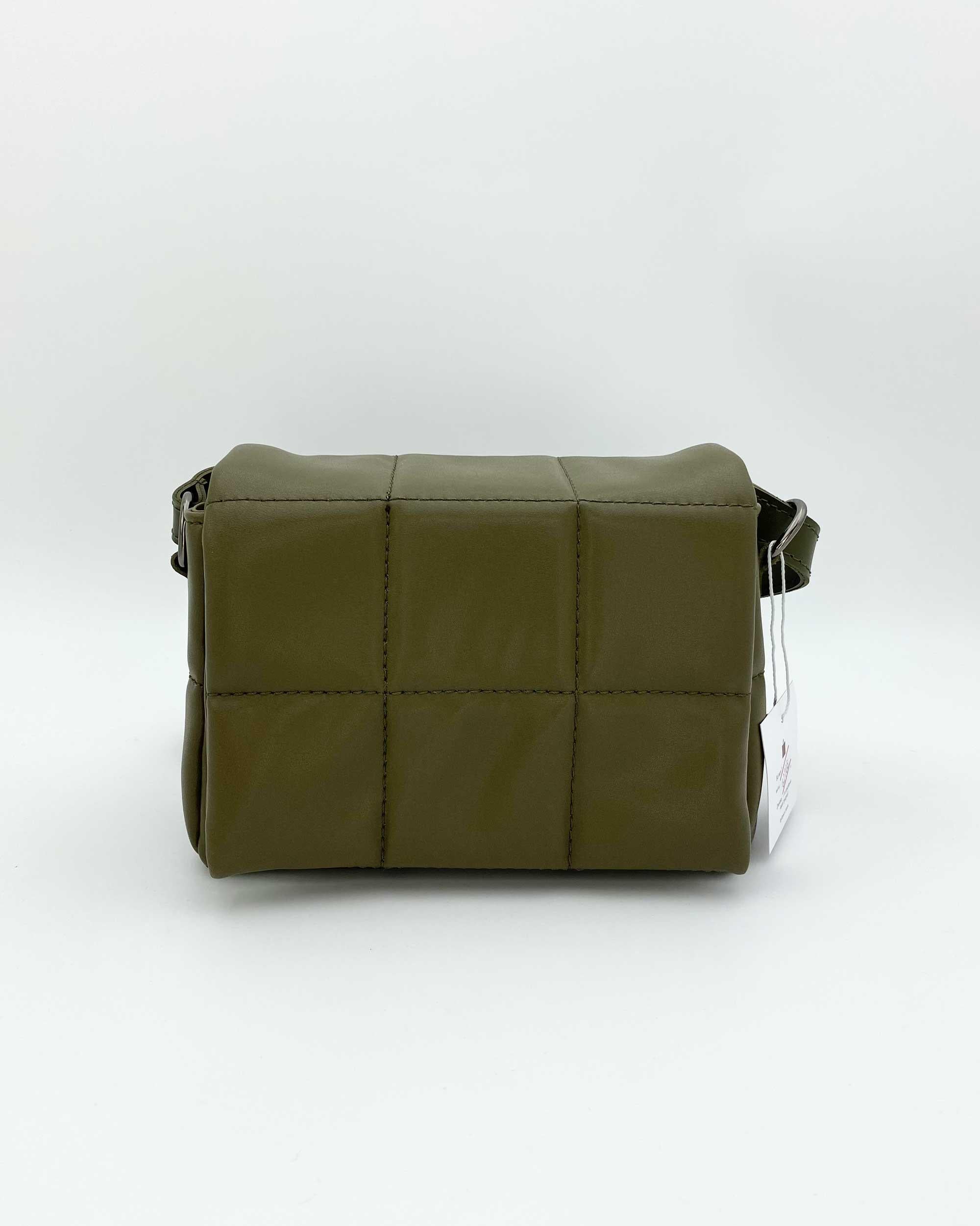 Сумка женская Welassie кросс-боди экокожа стеганая Оливковый (wel-62708)