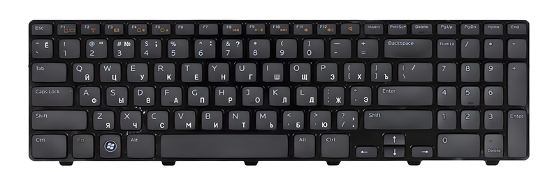 Клавиатура для ноутбука Dell Inspiron M5110 матовая (0NKR2C)