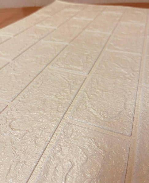 3D-панель декоративная самоклеящаяся под кирпич 700x770x3 мм Кремовый (BN3-004) - фото 2 3D-панель декоративная самоклеящаяся под кирпич 700x770x3 мм Кремовый (BN3-004) - фото 2