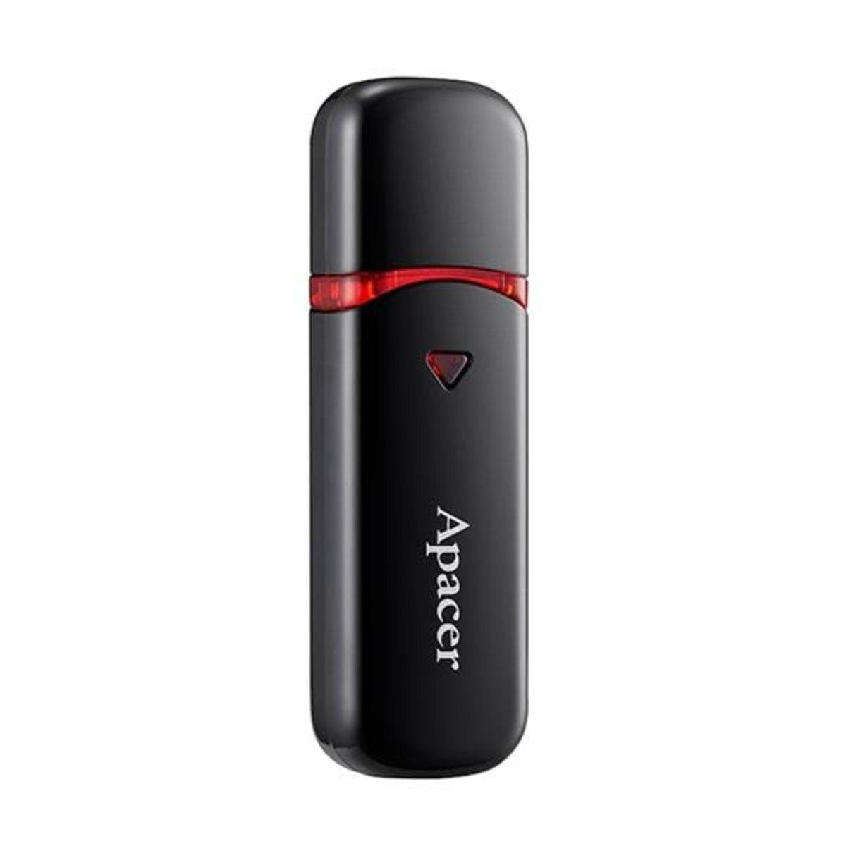 Флеш память Flash Apacer Usb 2.0 Ah333 32 Gb Black - фото 1