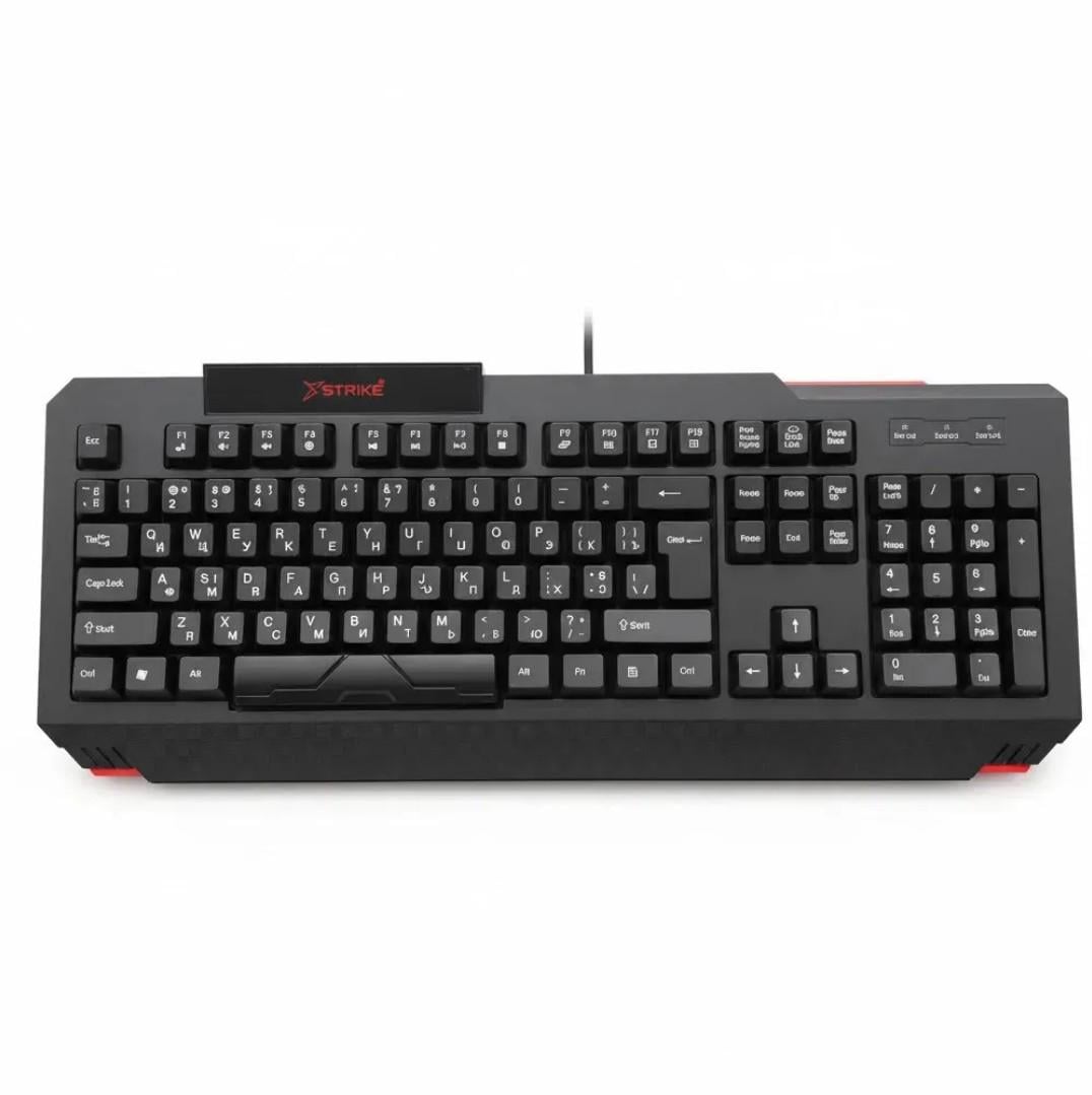 Клавиатура для компьютера механическая XSTRIKE X-1022 проводная игровая с RGB подсветкой USB (38389778)