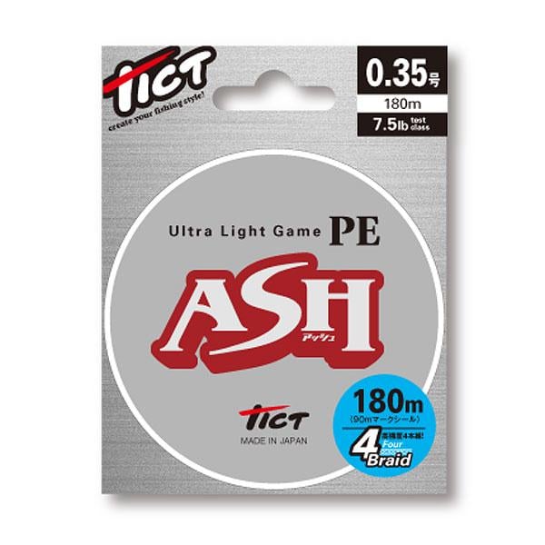 Шнур Tict Ultra Light Game ASH 180 м 0,097 мм 3,4 кг Grey (1013-1791.09.37)