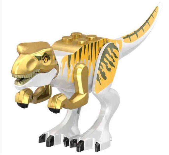 Конструктор Тиранозавр Рекс Тирек T-REX Jurassic World Белый/Золотистый (34552876)
