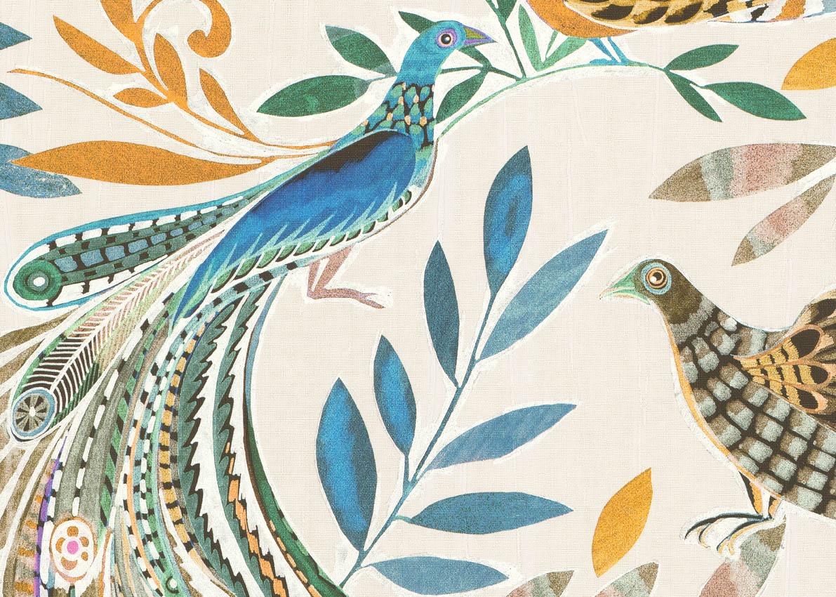 Виниловые обои JV 1,06x10,05 м Голубой (1029799)