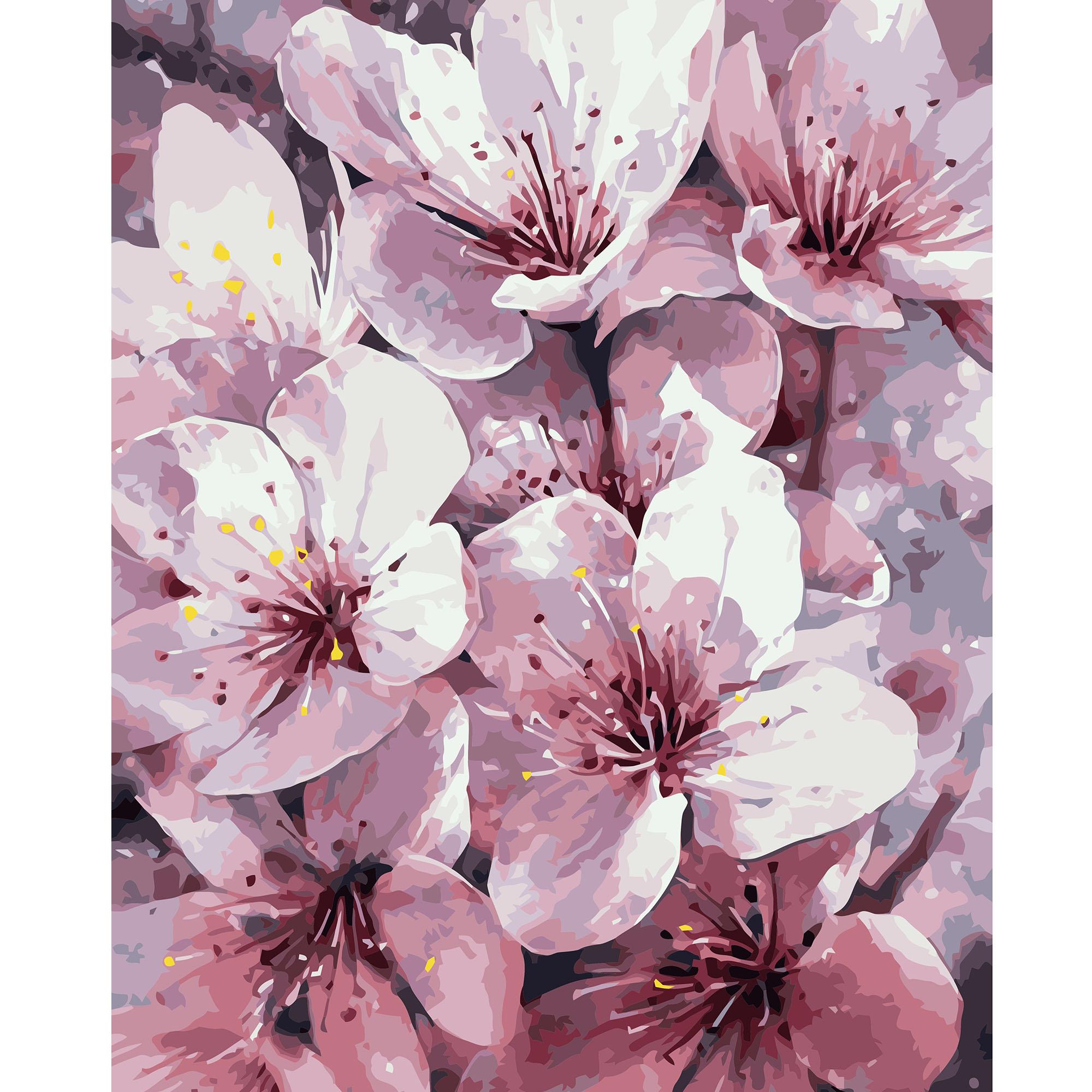 Картина по номерам Strateg Сакура 40x50 см (VA-0655)