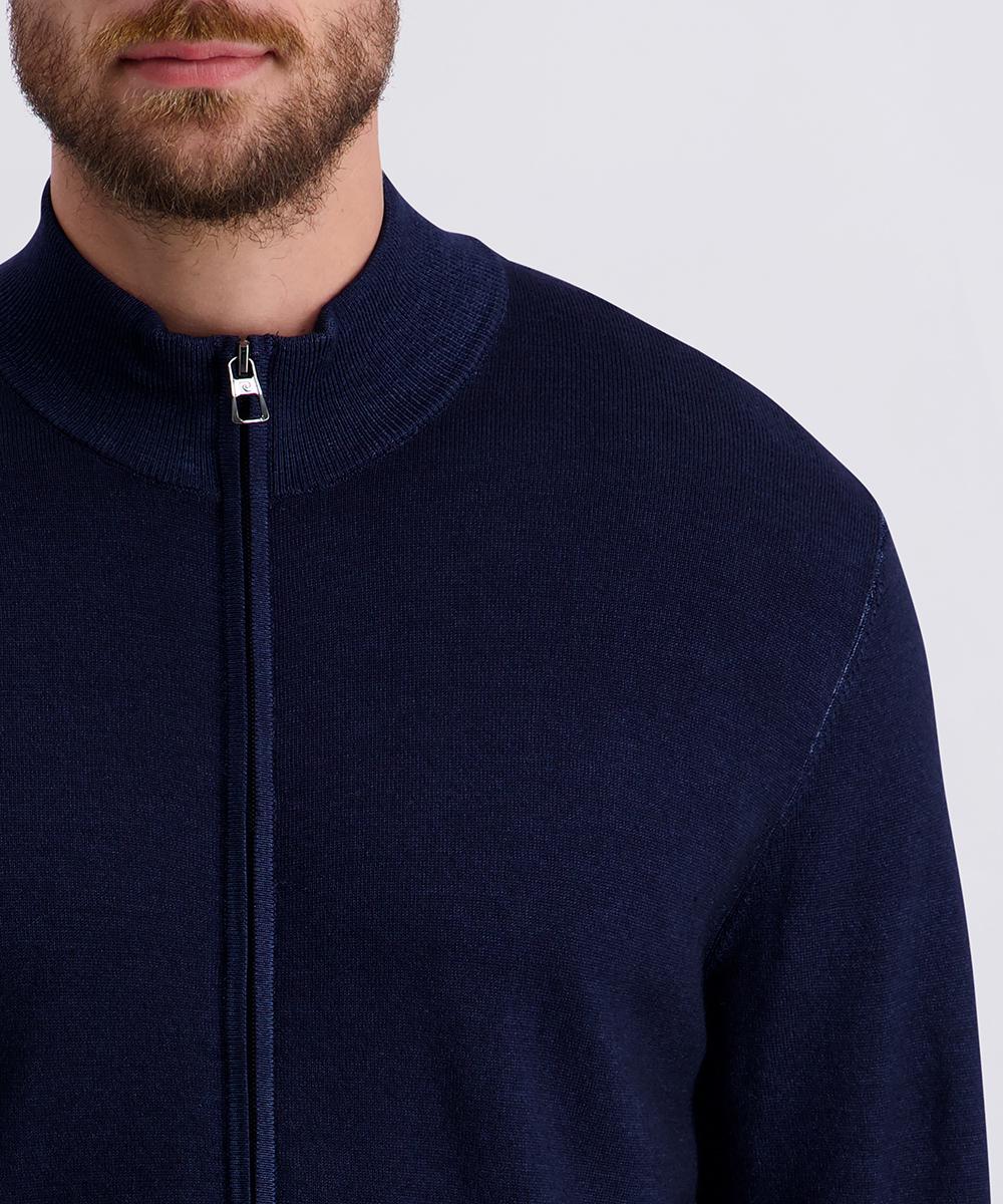 Кардиган на молнии мужской S Темно-синий (C5 50709.5037.6325-S) - фото 6 Кардиган на молнии мужской S Темно-синий (C5 50709.5037.6325-S) - фото 6