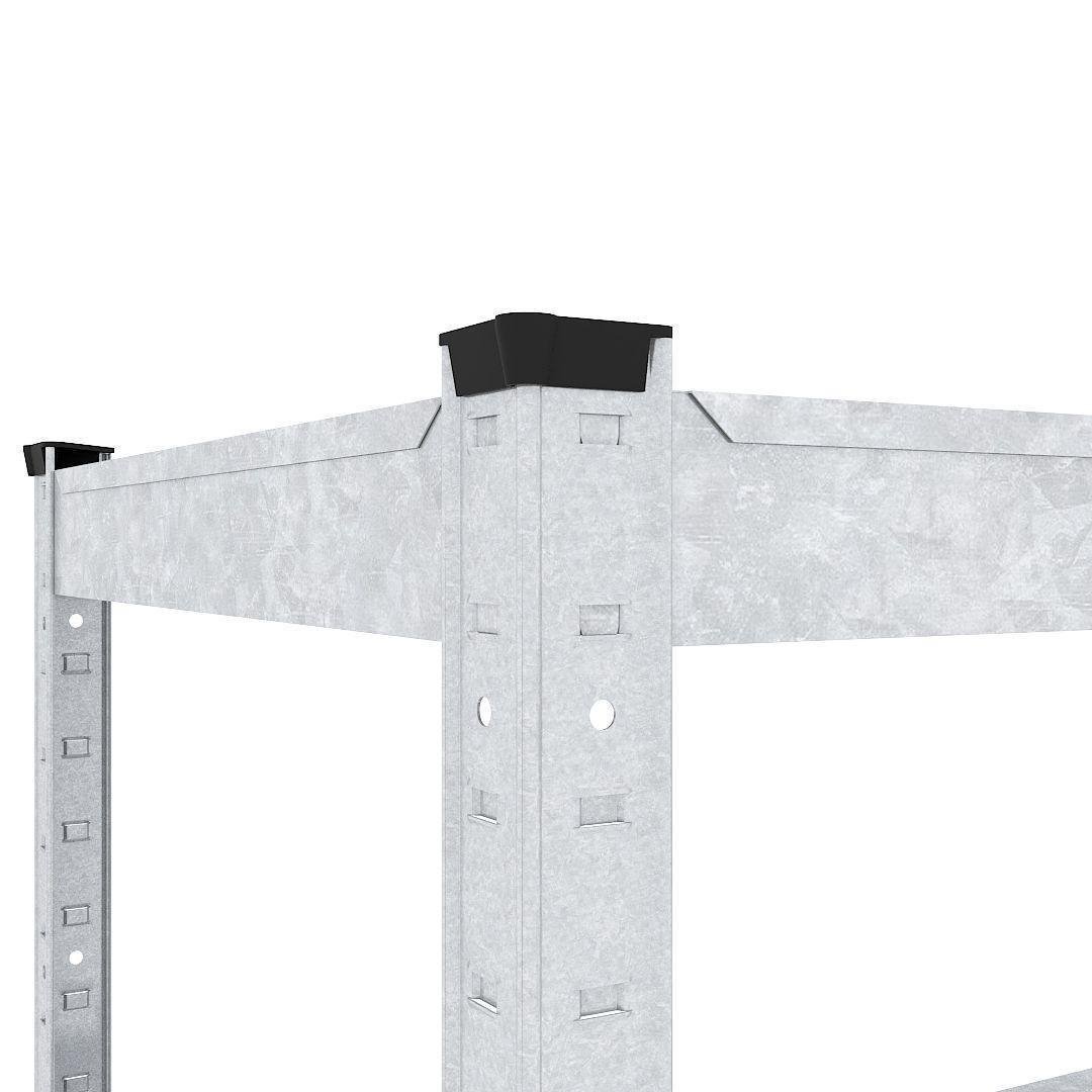 Стелаж Меткас Бюджет ОС 150 кг/полицю 4 полиці сталь оцинкований металевий 1600x900x400 мм (2511852292) - фото 6