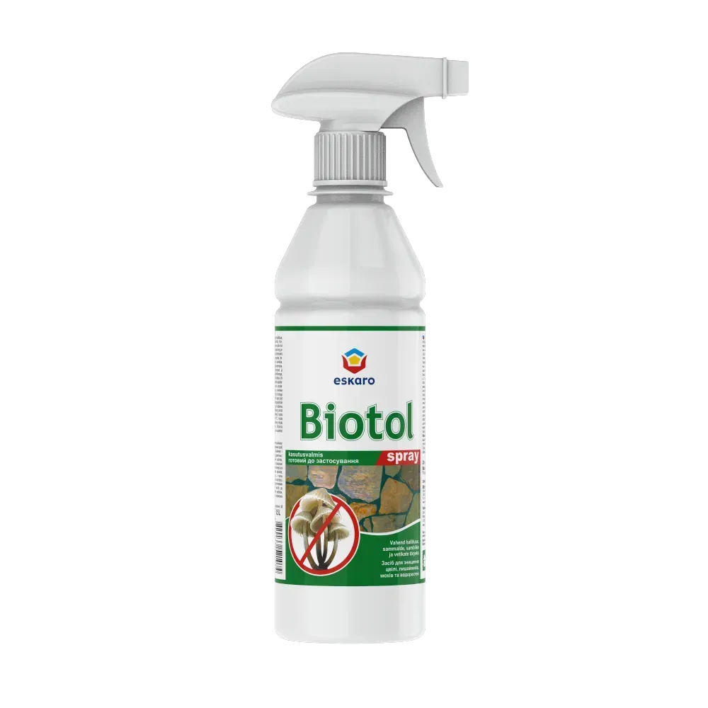 Грунтовка антисептическая от плесени Eskaro BIOTOL спрей 0,5 л (2028273509)