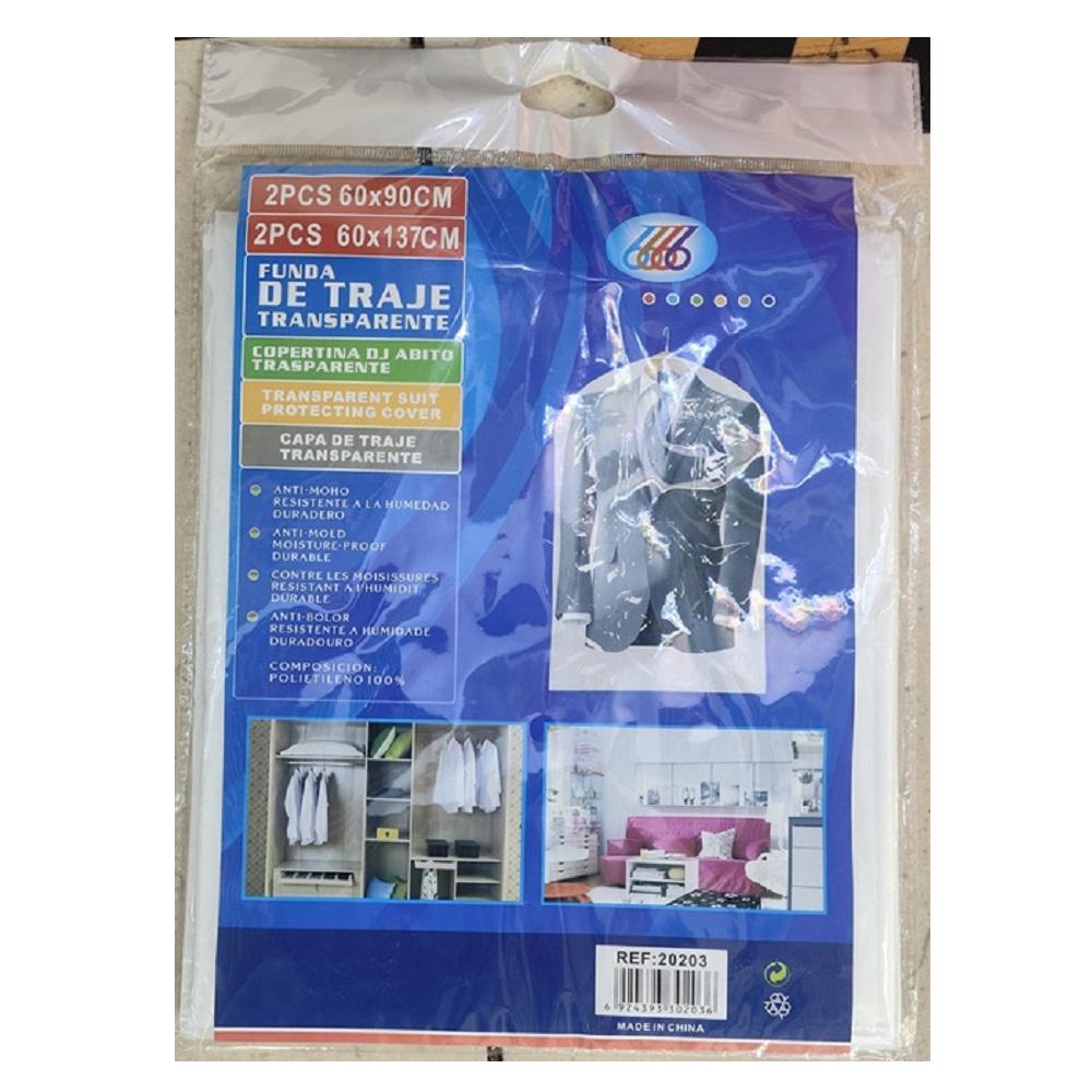 Чехол для одежды Stenson 60х90/60х137 см 4 шт. (R97833) - фото 2 Чехол для одежды Stenson 60х90/60х137 см 4 шт. (R97833) - фото 2