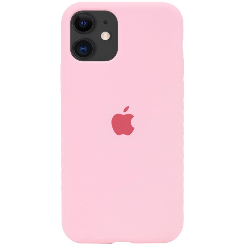 Противоударный чехол Silicone Case Full Protective AA для Apple iPhone 11 6.1" Розовый/Light pink
