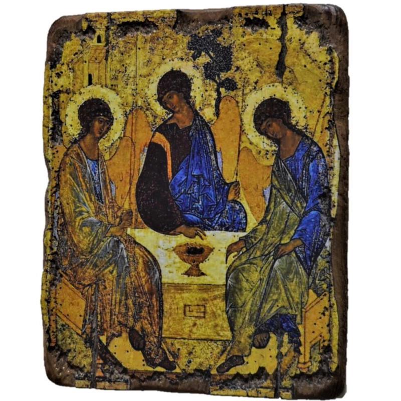 Ікона Святої Трійці 40х30 см (30654665) - фото 2 Ікона Святої Трійці 40х30 см (30654665) - фото 2