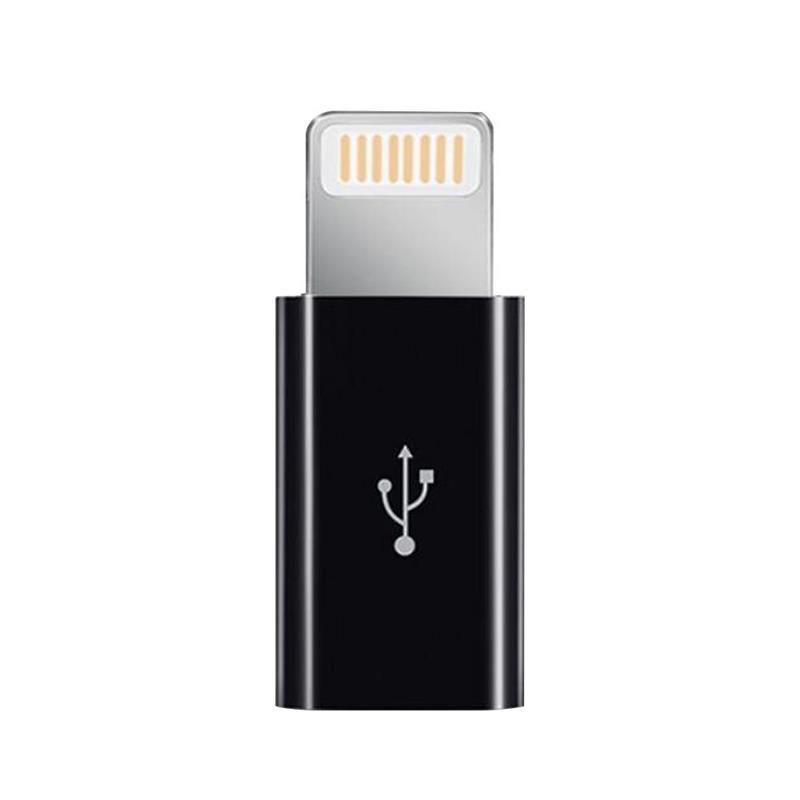 Адаптер XoKo AC 030 microUSB Lightning Black (XK AC030 BK)