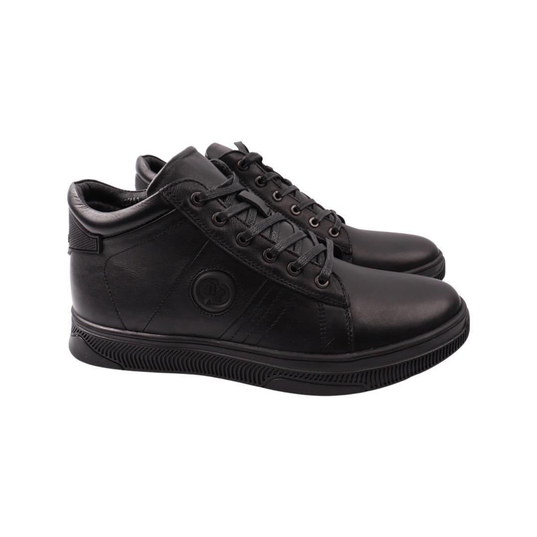 Ботинки мужские Marion из кожи р. 41 Черный (47-22ZHC)