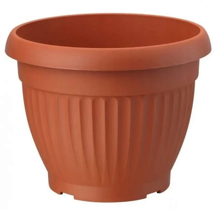 Горшок для цветов Form-Plastic Дона круглый 65 л 55х43 см Терракотовый (7752762944)