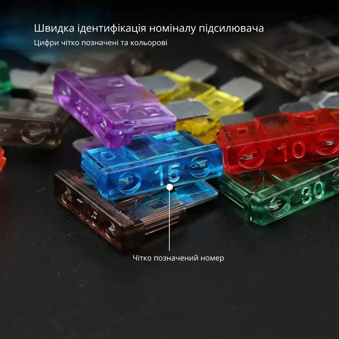 Автомобільні запобіжники стандарт і міні 300 шт. 2-40А і рушник - фото 4 Автомобільні запобіжники стандарт і міні 300 шт. 2-40А і рушник - фото 4