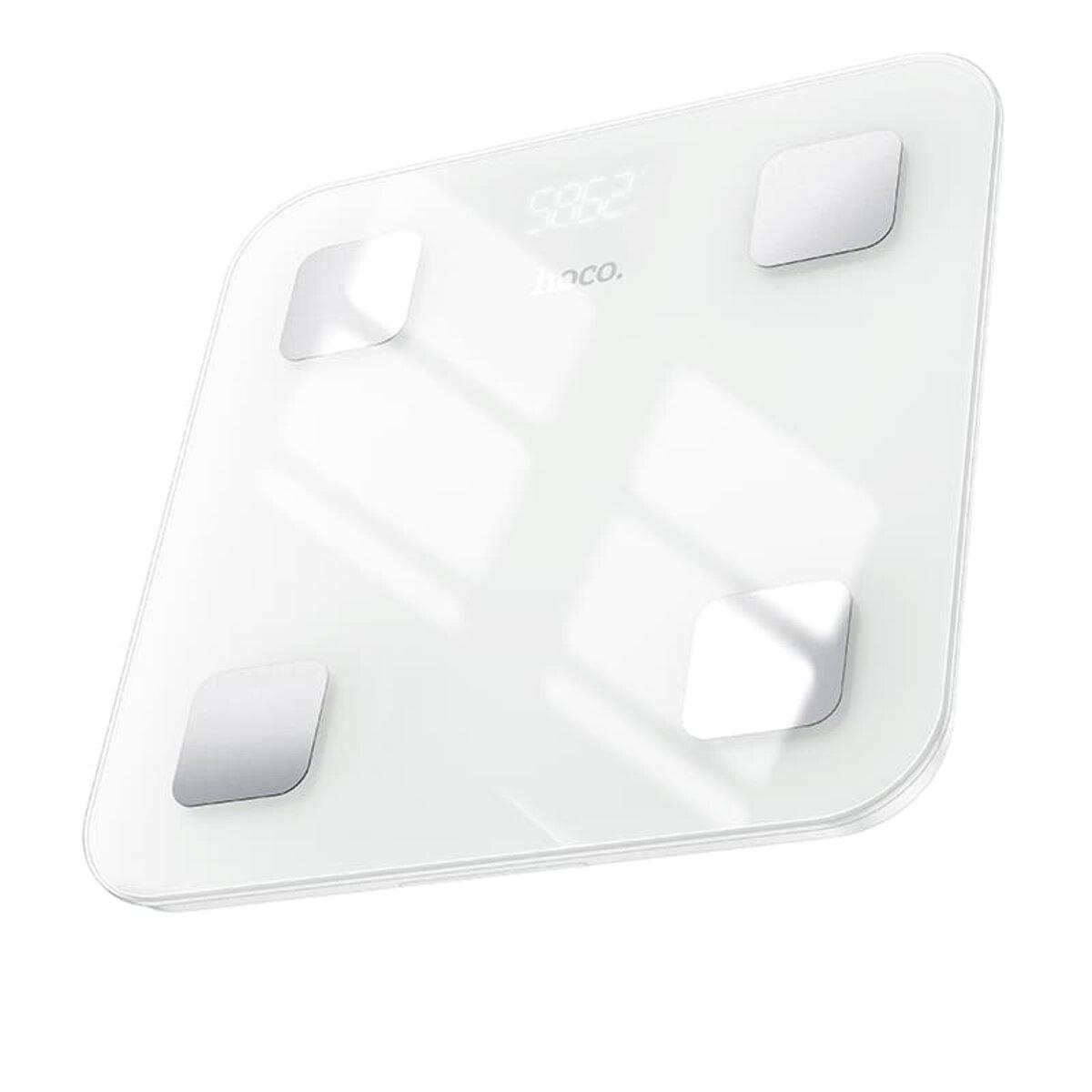 Смарт-ваги підлогові Hoco HI21 Smart body fat scale 3xAAA до 180 кг White (6942007624121) - фото 2