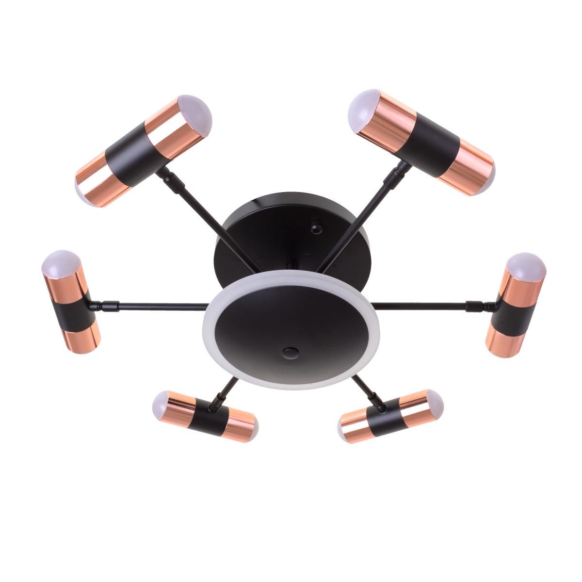 Светодиодная люстра лофт Brille BR-01 668C/12 LED 36W BK/G