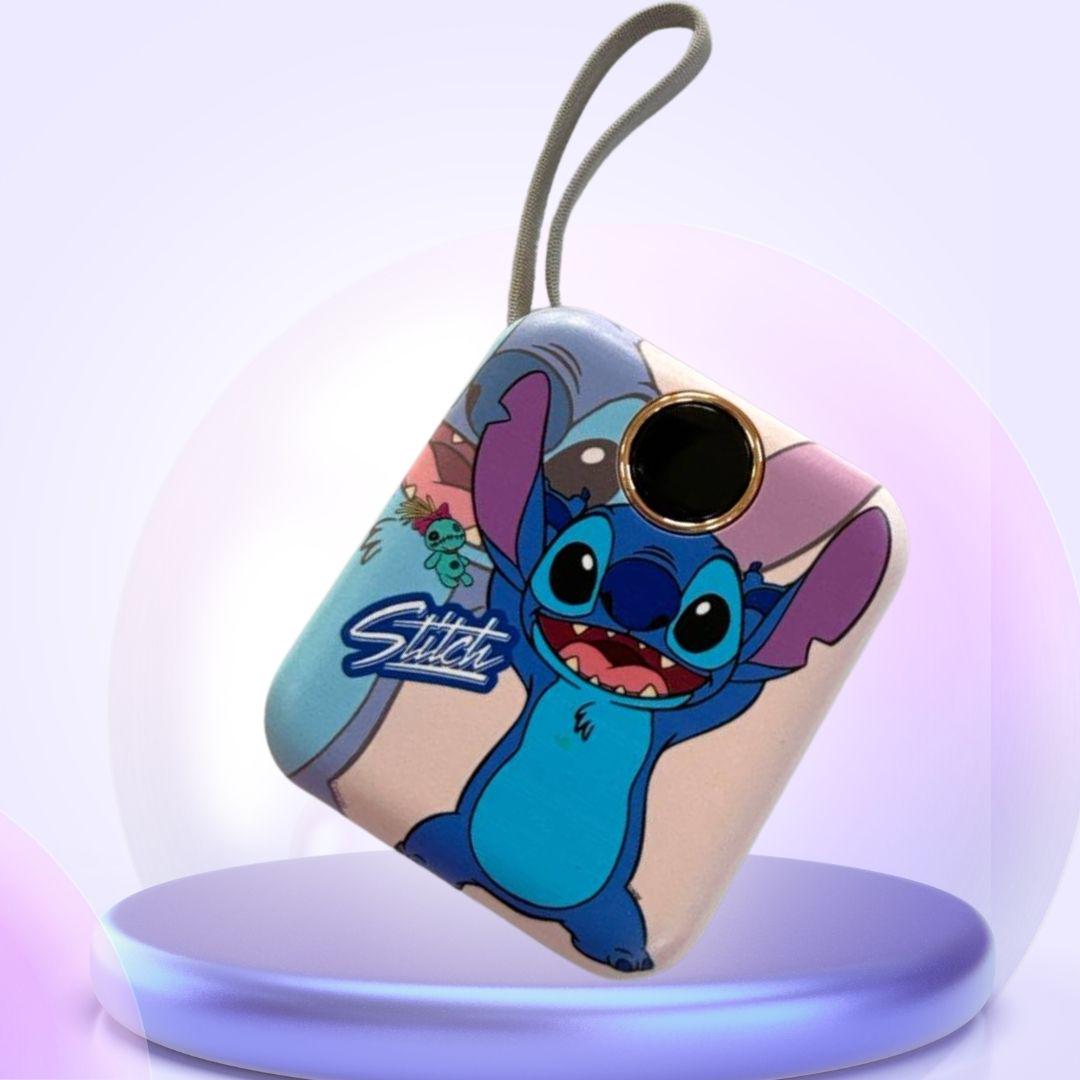 Павербанк с быстрой зарядкой Stitch с двумя встроенными кабелями Type-C/Lightning 10000 mAh 120W (Powerbank_13_Stitch)