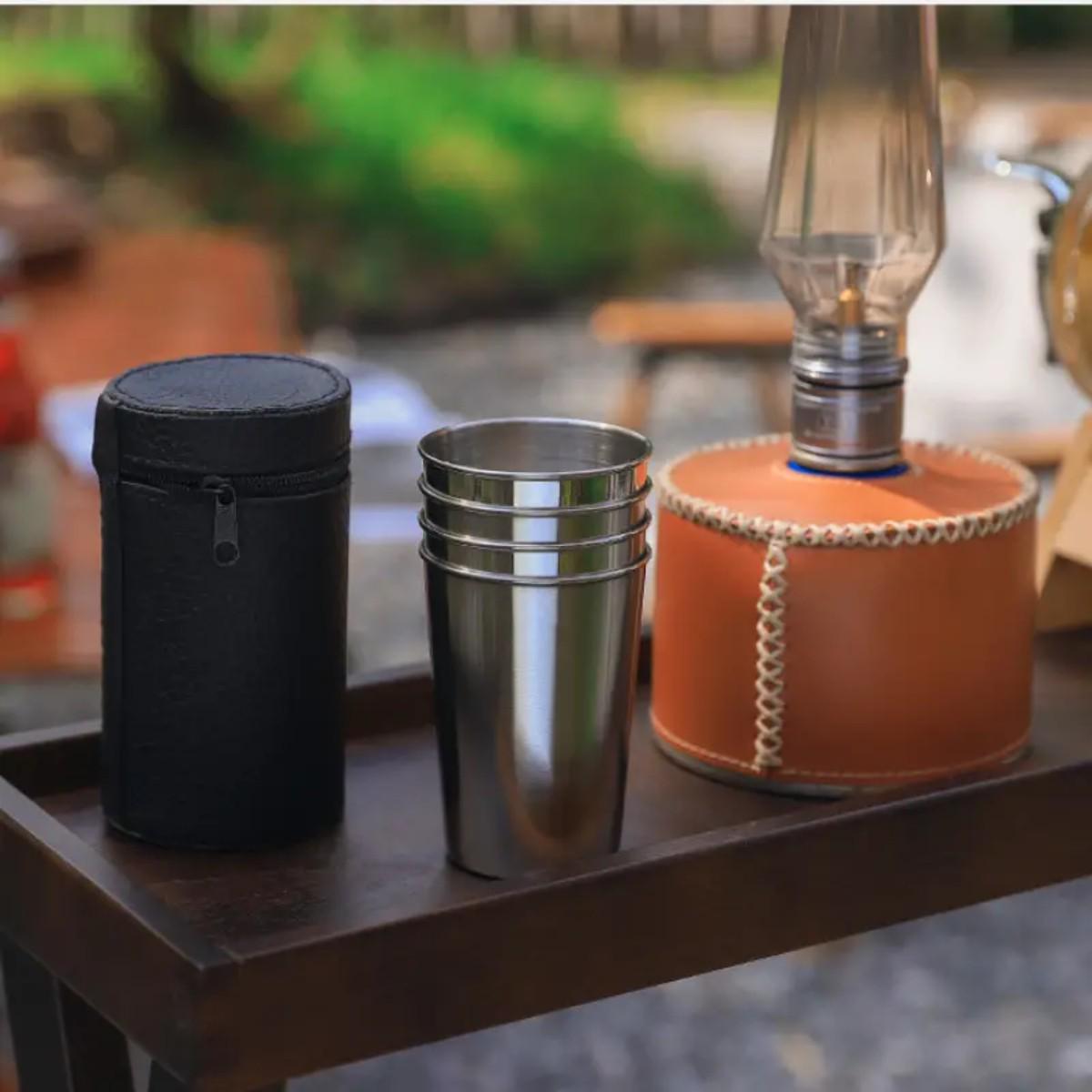 Набір склянок туристичний A-PLUS у чохлі 4 шт. 180 мл (05 W) - фото 6 Набір склянок туристичний A-PLUS у чохлі 4 шт. 180 мл (05 W) - фото 6