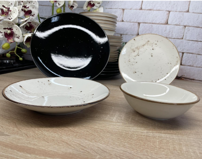 Сервиз столовый OMS TULU фарфор 6 персон 24 шт. Istambul 3 (KL24-Istambul 3) - фото 4 Сервиз столовый OMS TULU фарфор 6 персон 24 шт. Istambul 3 (KL24-Istambul 3) - фото 4