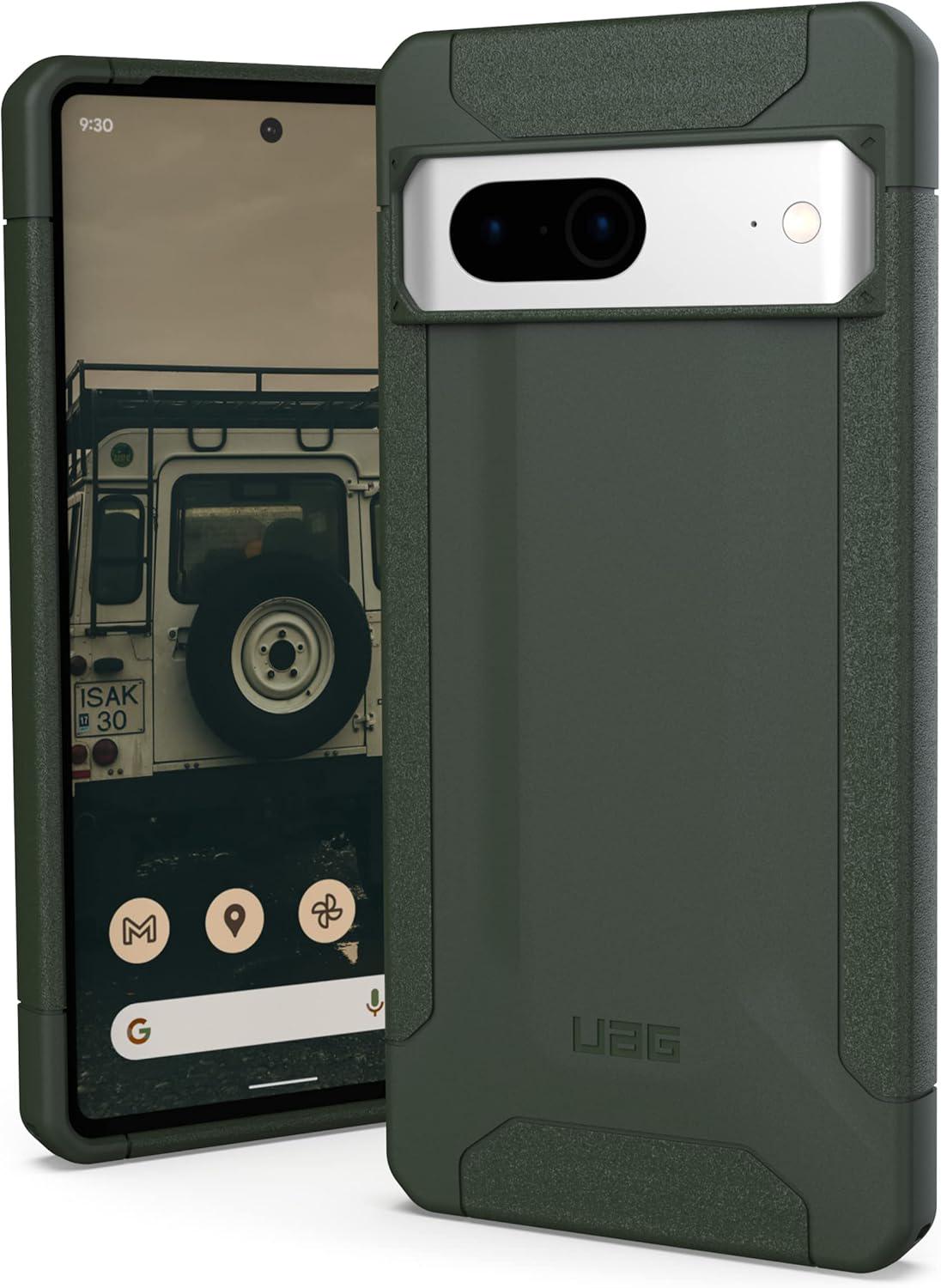 Чохол протиударний мілітарі UAG Scout 614001117272 для Google Pixel 7 (6.3") Olive Drab - фото 10