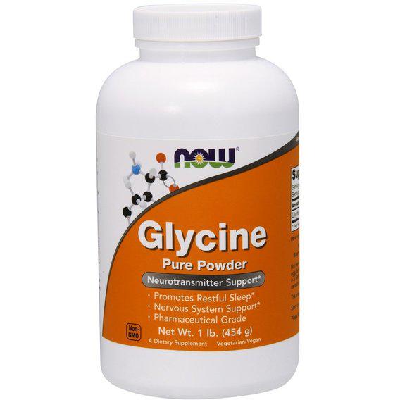 Гліцин NOW Foods GLYCINE PURE POWDER 1 LB 454g151 порцій