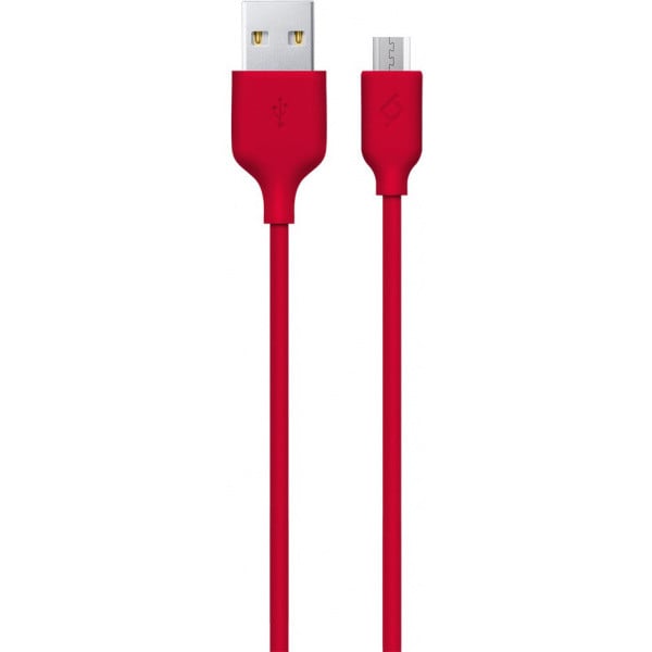 Кабель Ttec USB-мicroUSB 1,2 м Red (2DK7530K)