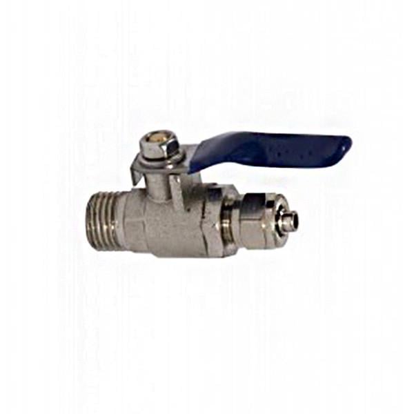 Кран к переходнику Aquakut JAKO BV-6 3/8" НР-1/4" (104-123) Кран к переходнику Aquakut JAKO BV-6 3/8" НР-1/4" (104-123)