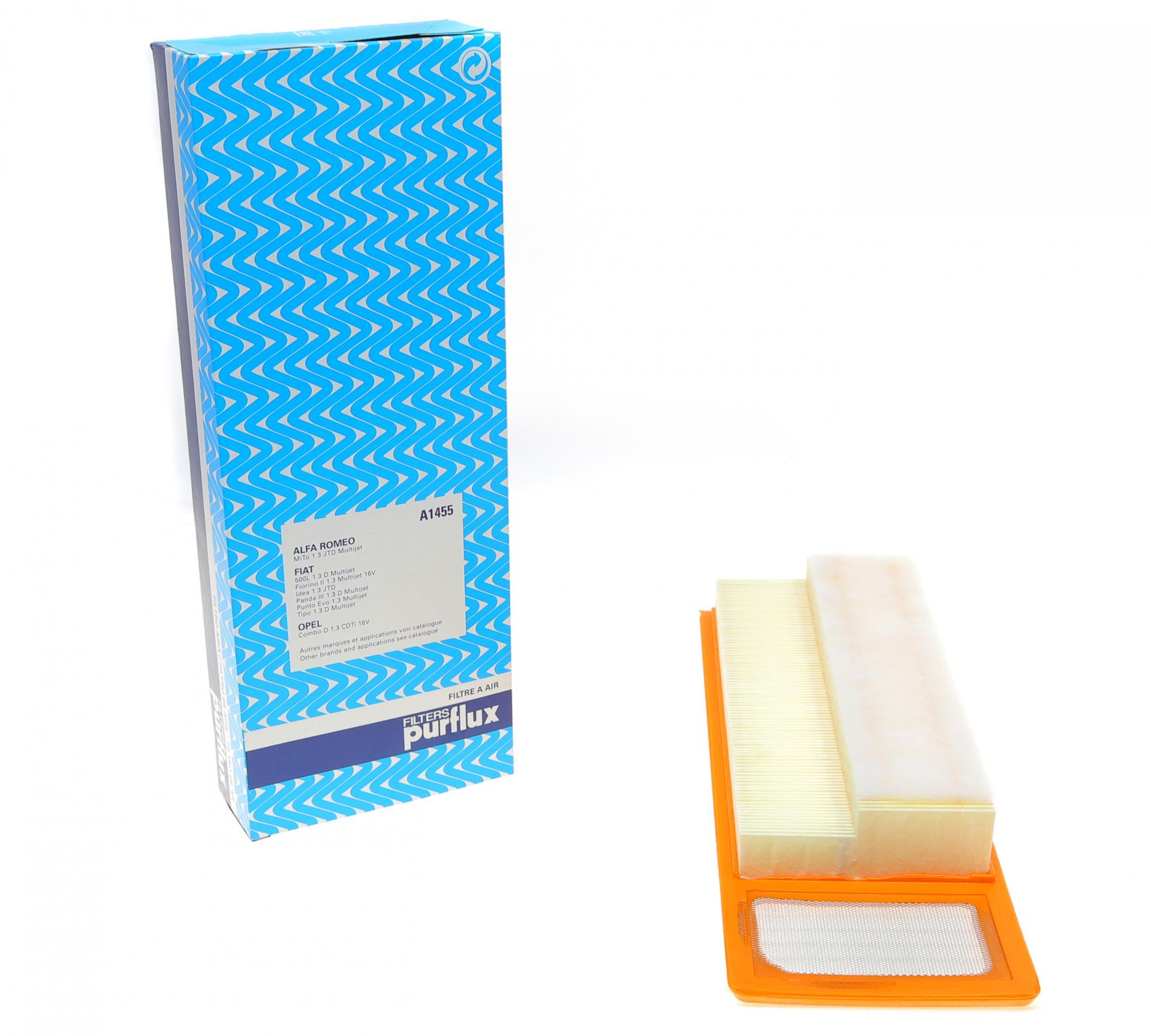 Фильтр воздушный PURFLUX для Fiat Doblo 1,3D Multijet 10- (A1455)