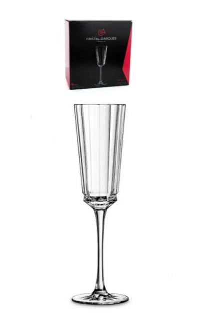 Набор бокалов для шампанского Cristal Darques Q4335 Macassar 170 мл 6 шт.