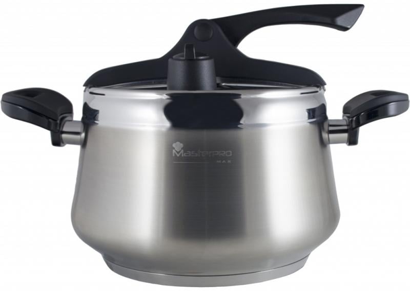 Кастрюля-скороварка Bergner MasterPro Gravity 6 л Ø 22 см индукционная (BGEU-1024)