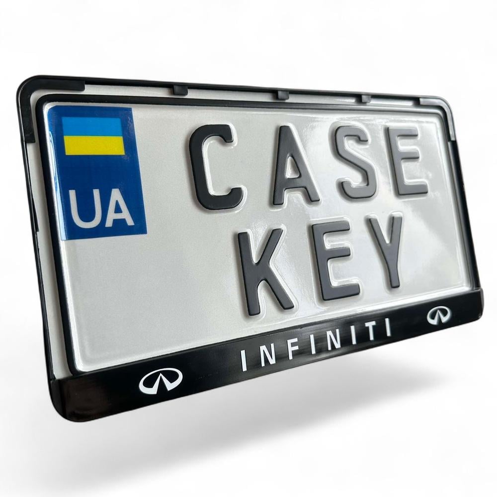 Авторамка США з лакованою печаткою Infiniti (inramkausa1)
