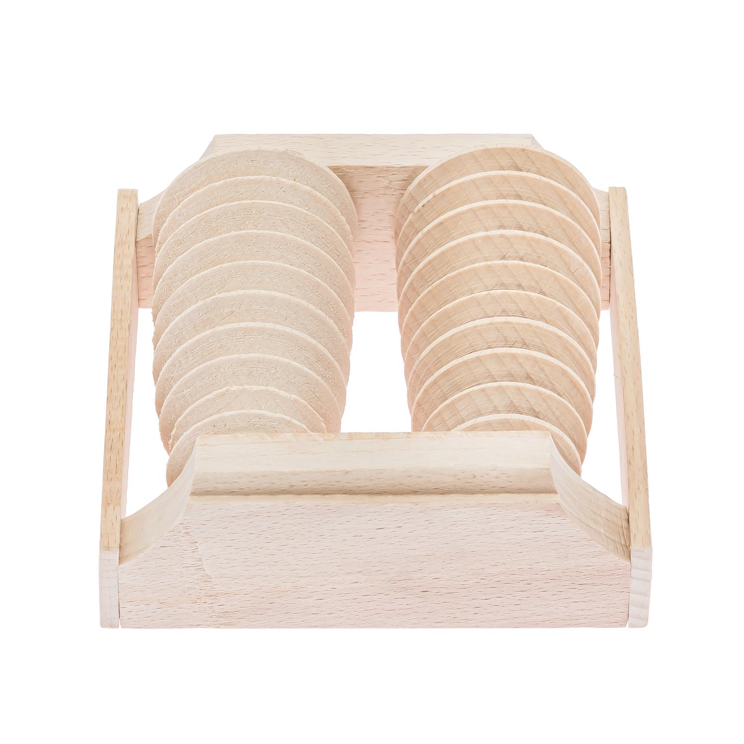 Массажер для стоп деревянный для профилактики плоскостопия и рефлекторного массажа на 2 ролика на одну ногу (87039) - фото 2 Массажер для стоп деревянный для профилактики плоскостопия и рефлекторного массажа на 2 ролика на одну ногу (87039) - фото 2