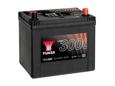 Акумулятор Yuasa YBX3005 12 V 60 Ah 500 A