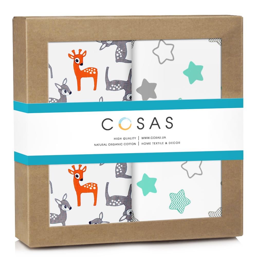 Пеленки детские Cosas Deers многоразовые 2 шт. (4822052128060)